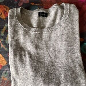 J. Crew Light Gray Knit Sweater